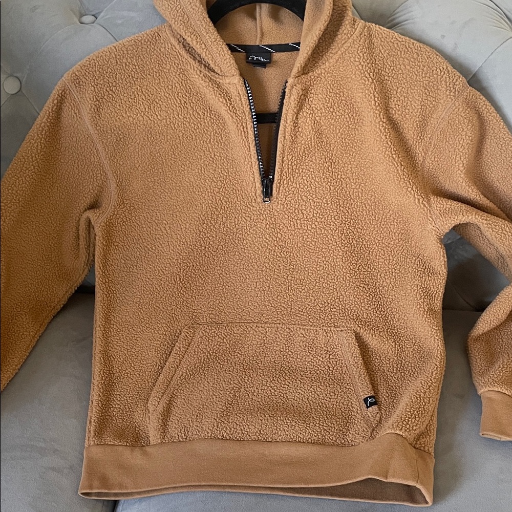 Art Class Tan Zip-Up Sweater